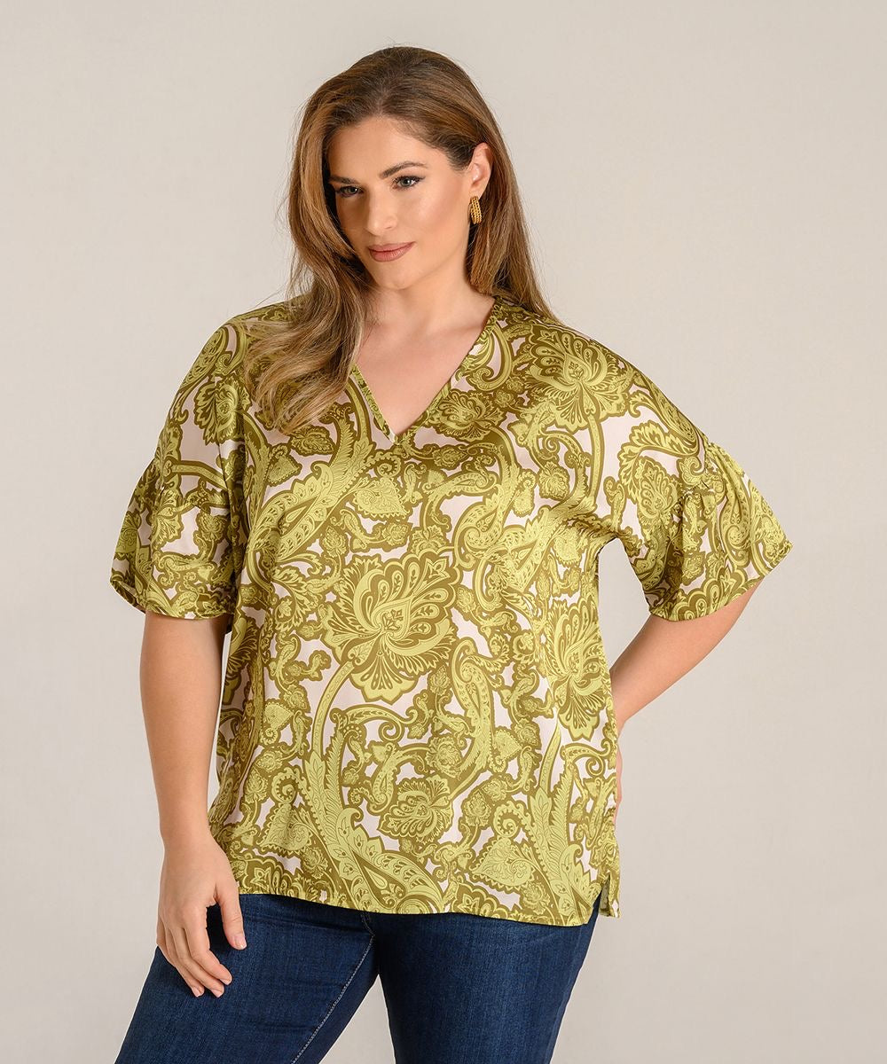 Natalia Blouse - Plus Size
